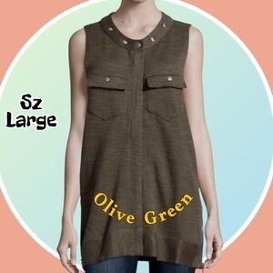 Free People Highway Long Duster Vest